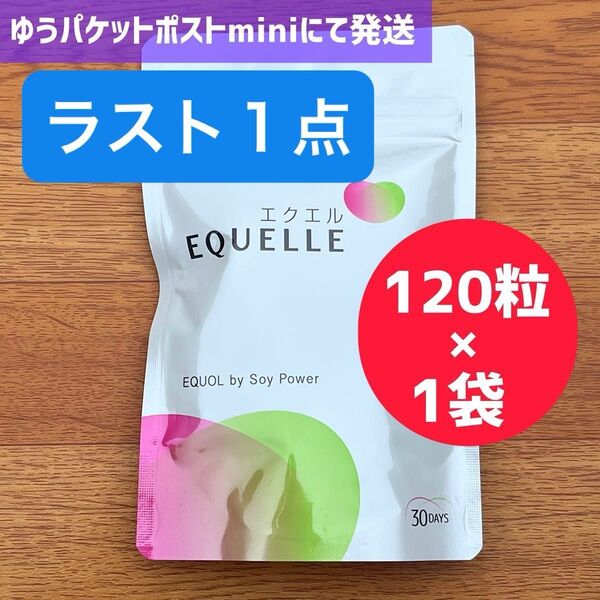 大塚製薬 EQUELLE エクエル パウチ 30日分(120錠) 大塚製薬 1袋 大豆イソフラボン 大塚製薬 エクエル