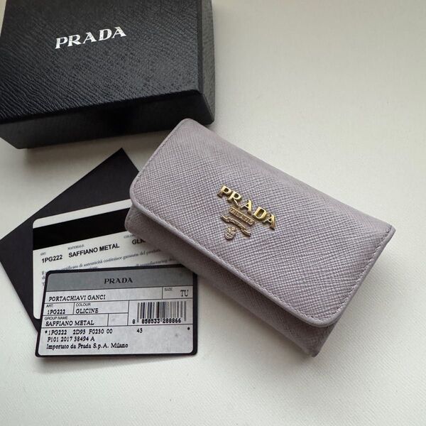 【美品】 909 PRADA プラダ キーケース