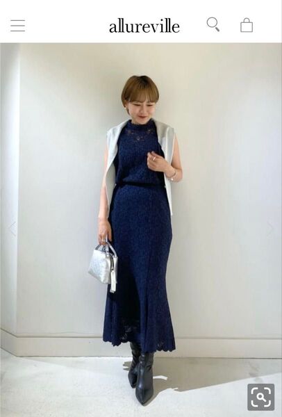 allureville【定価:26,400円】【23年購入】レーススカート