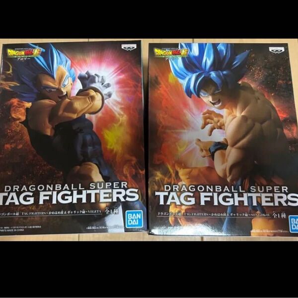 ドラゴンボール TAG FIGHTERS 孫悟空 ベジータ かめはめ波&ギャリック 一番くじ ゴッド ブルー