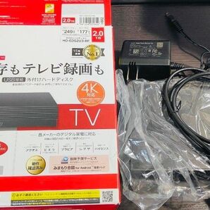 BUFFALO 外付けHDD HD-EDS2U3-BE 2TB