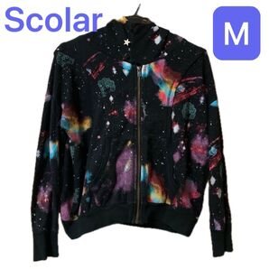 【Mサイズ】 scholar スカラー パーカー 宇宙柄