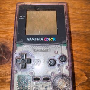 ゲームボーイカラー ジャンク クリアパープル