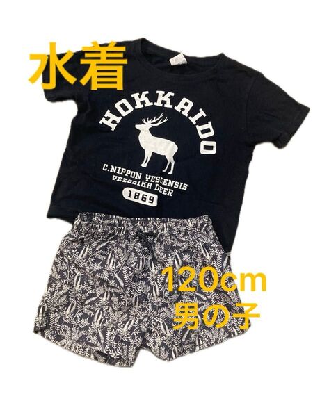水着 男の子 120cm Tシャツセット