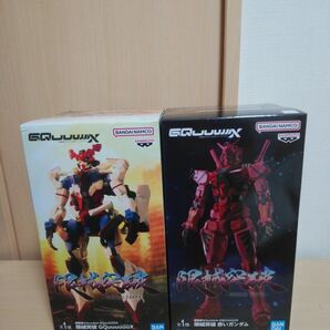 機動戦士Gundam GQuuuuuuX 限械突破 赤いガンダム フィギュア。2種セット。 ジークアクス