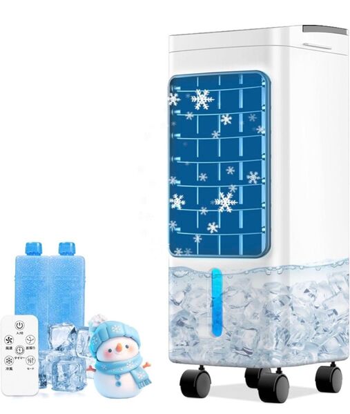 冷風機 冷風扇 冷風扇風機 2025最新 熱中症対策 強力送風 6.0L水タンク