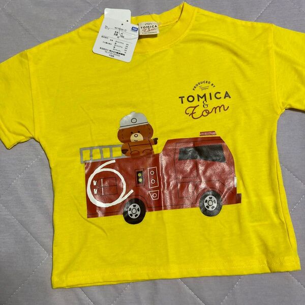 トミカ ツムパパ 消防車 薄手 Tシャツ 95
