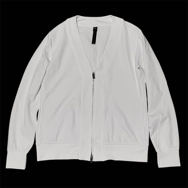 定3.8万 wjk ダヴルジェイケイ zip-up cardigan ジップアップカーディガンM ホワイト