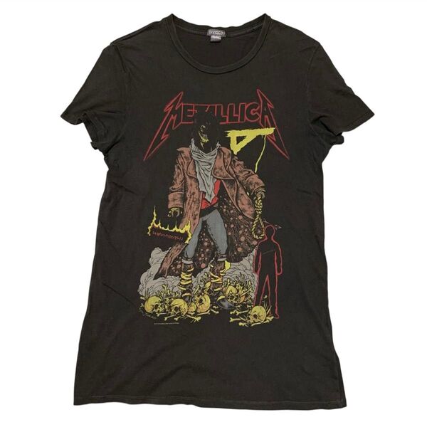 H&M エイチアンドエム METALLICA メタリカ コットン半袖TシャツS バンドT バンT