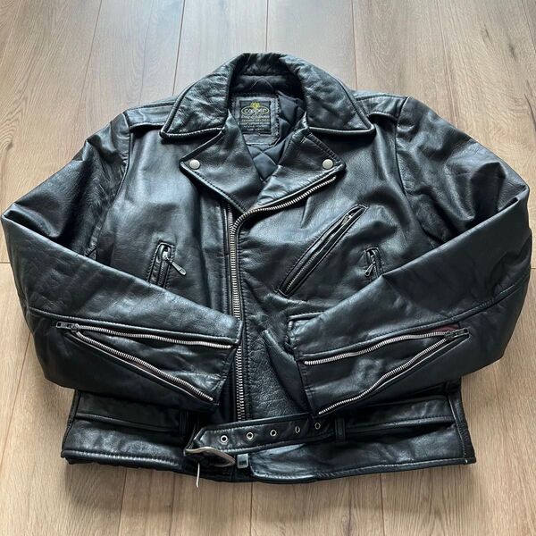 【ヴィンテージ】クーパー cooper ブラックライダースジャケット 革ジャン