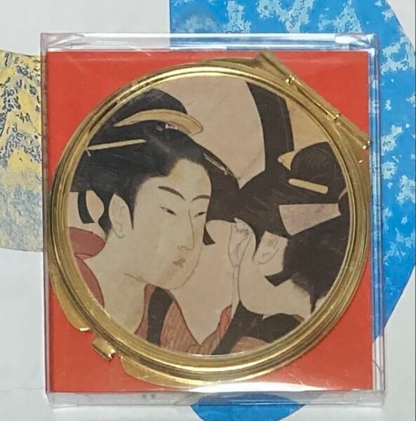 蔦屋重三郎 コンテンツビジネスの風雲児展★コンパクトミラー 手鏡