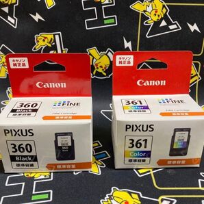Canon 純正インク BC-360 ブラック BC-361 カラー 2個セット