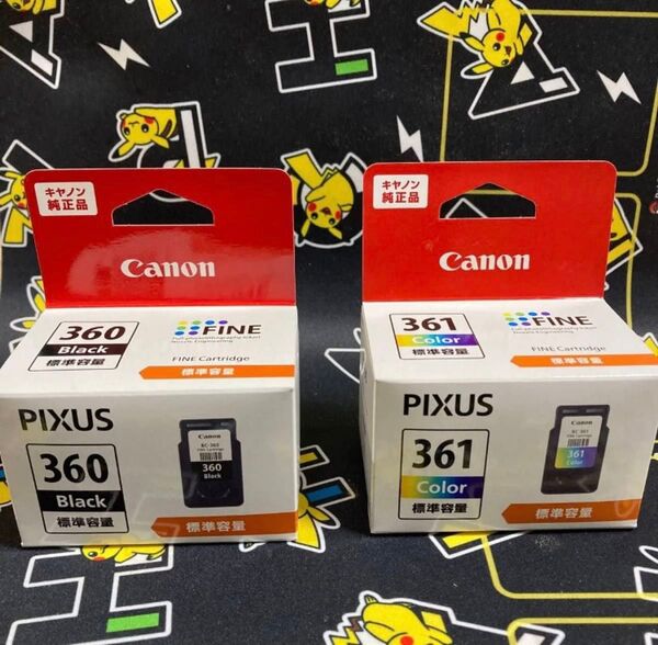 Canon 純正インク BC-360 BC-361 2個セット