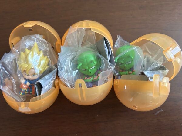 まちぼうけ ドラゴンボール2 【3点セット】ピッコロ ×2個 超サイヤ人孫悟空×1個 ドラゴンボールガシャポン