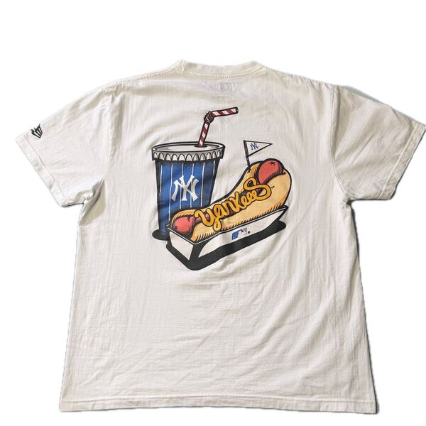 NEW ERA ニューエラ nike ヤンキース 半袖 Tシャツ メンズ MLB ドジャース 大谷翔平 ブラック ビンテージ 白