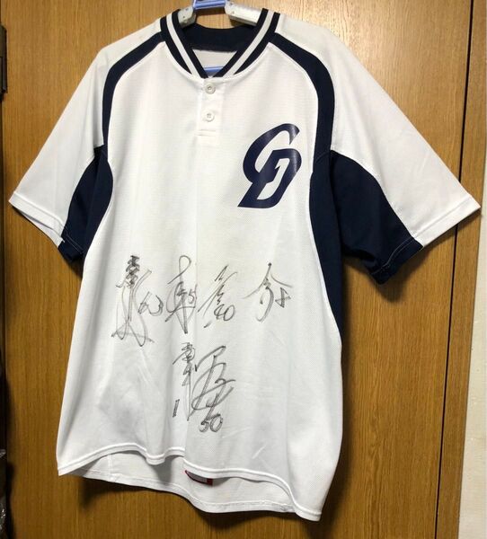 ローリングス ミズノプロ 中日ドラゴンズ 堂上 剛裕 #63 サイン入り 練習シャツ アンダーシャツ 実使用