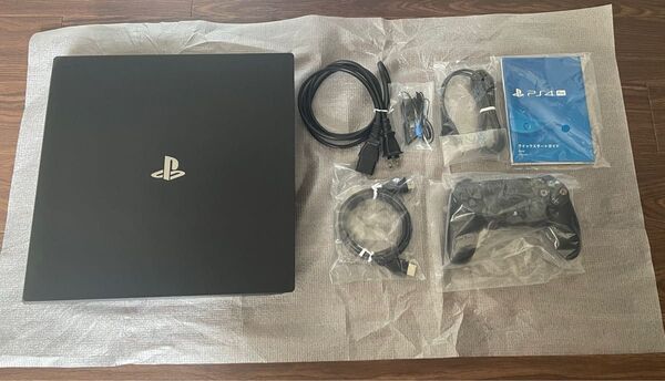 PlayStation 4 Pro 1TB ブラック 美品 PS4 PRO コントローラー 新品 YouTube Netflix
