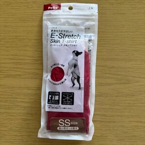 ペティオ 犬服 イーストレッチ スキンTシャツ SSサイズ レッド
