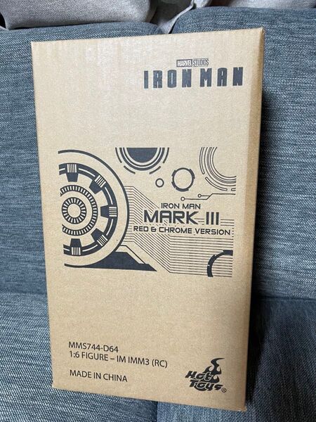 ホットトイズ ムービー・マスターピース DIECAST アイアンマン・マーク3 レッド&シルバー・クロムカラー