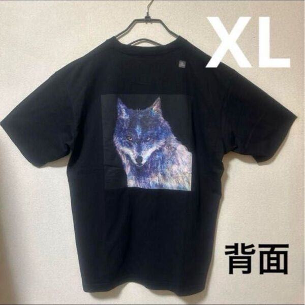 新品 米津玄師 ユニクロ Tシャツ 月を見ていた ファイナルファンタジー ブラック XL