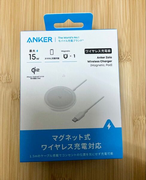 Anker ワイヤレス充電器 Zolo (Magnetic, Pad) Qi2