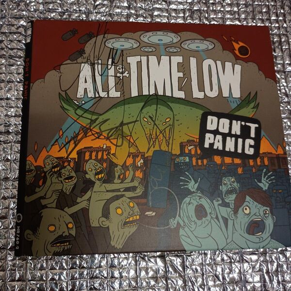 All Time Low Don't Panic 直筆サイン入りCD