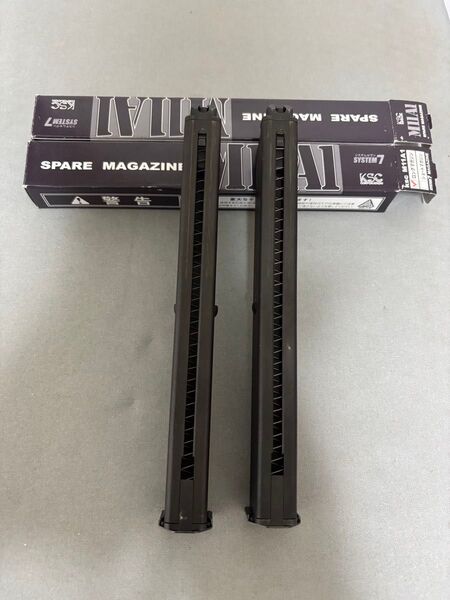 KSC イングラムM11A1 システム7 ガス ロングマガジン2本 システムセブン