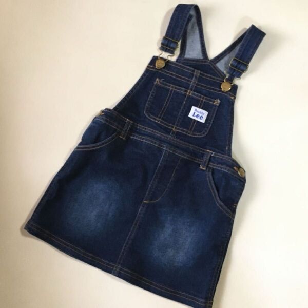 LEE リー Lee デニム ワンピース ジャンパースカート サロペット ジャンスカ 110 子供服 キッズ オーバーオール