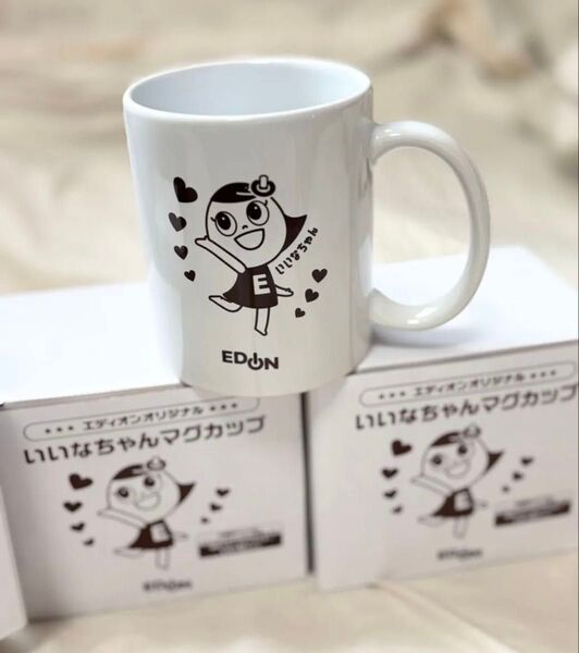 エディオンEDIONいいなちゃん マグカップ 非売品3点セット 新品 コップ