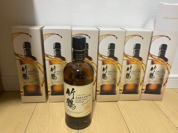 竹鶴ウイスキー700mlの6本セット化粧箱付き