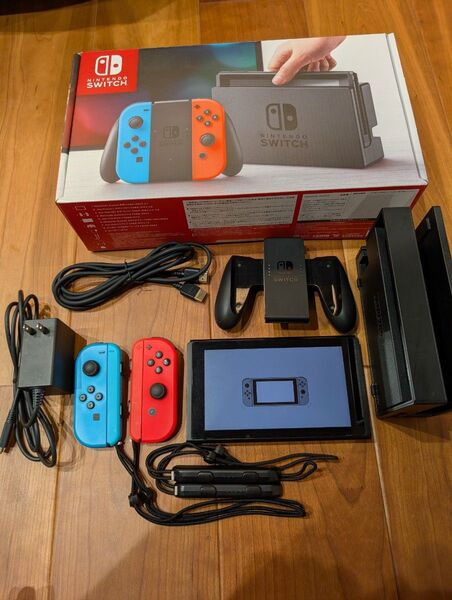 Nintendo Switch Joy-Con (L)ネオンブルー/(R)ネオンレッド HAC-S-KABAA(少しオマケ有り)