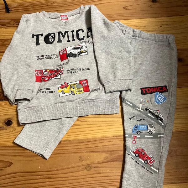 トミカ パジャマ セットアップ 長袖 90