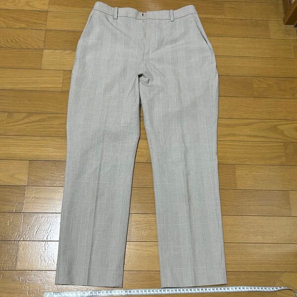 UNIQLO ユニクロ レディースパンツ チェック柄 Mサイズ 中古品