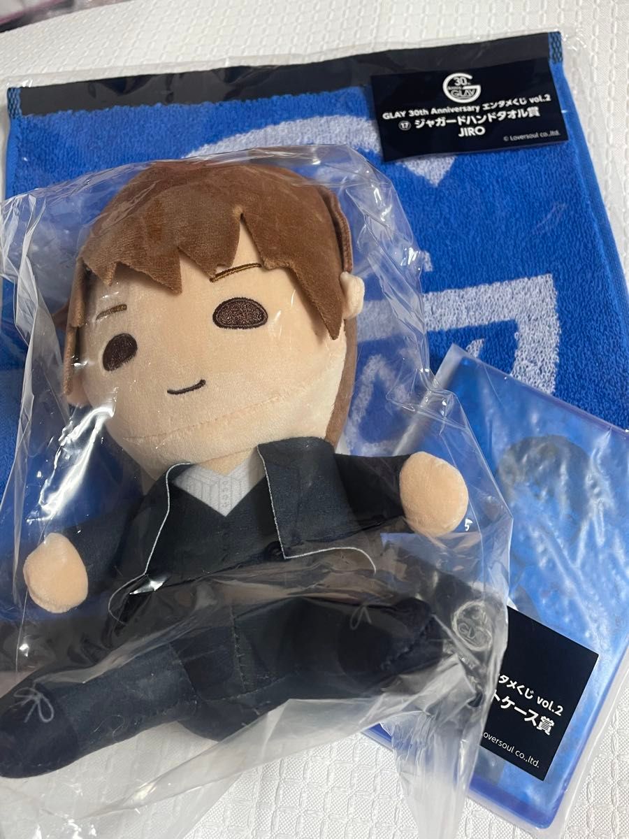 エンタメくじ GLAY 30th Vol 2 すわりんこぬいぐるみ JIRO