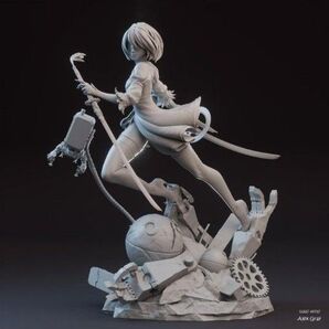 2B 1/8 ニーアオートマタ NieR Automata 未塗装未組立 フィギュア ガレージキット ガレキ ゲームキャラ 美少女