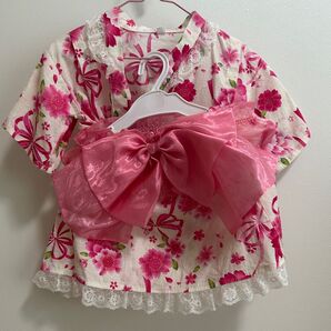 可愛い!甚平ワンピース3点セット☆
