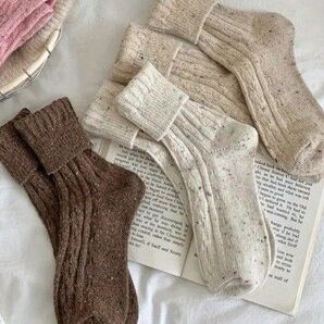 レディース 靴下 ブラウン/ベージュ/ホワイト つぶつぶ靴下 くつ下 通学 通勤 プレゼント 贈り物 プチギフト