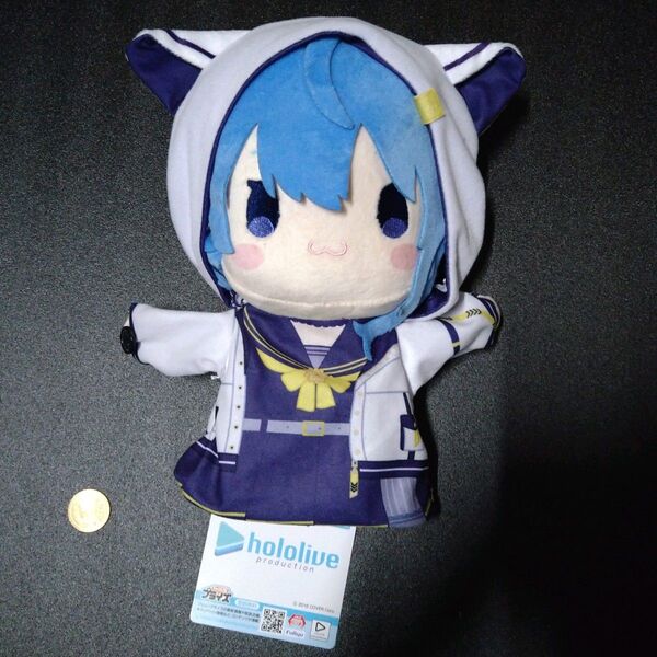 ホロライブ パペットぬいぐるみ フード 猫耳パーカー 星街すいせい 1点