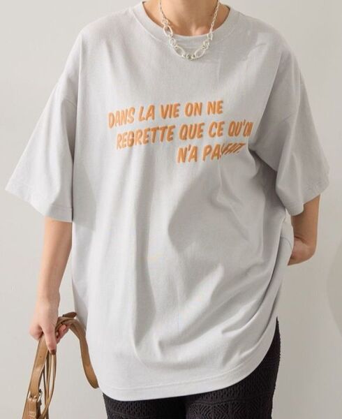 AMERICANHOLIC アメリカンホリック 発泡プリントTシャツ オーバーサイズTシャツ
