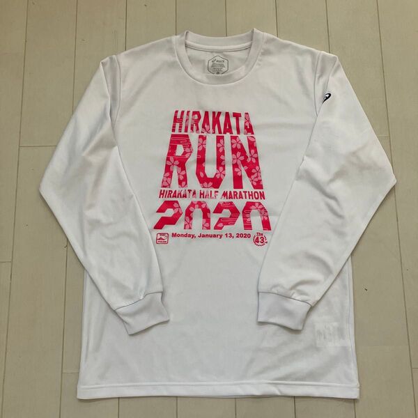 枚方ハーフマラソン 長袖Tシャツ マラソン アシックス ロンT