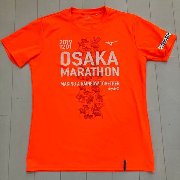 大阪マラソン 参加Tシャツ ミズノ 記念Tシャツ