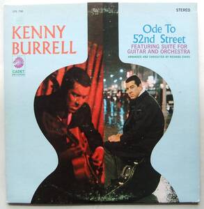 ◆ KENNY BURRELL / Ode To 52nd Street ◆ Cadet LPS-798 (dg) ◆ G