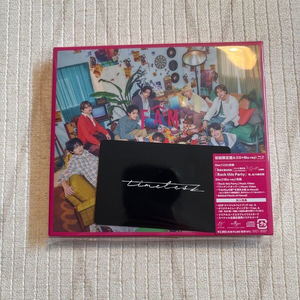 初回限定盤A 60Pフォトブックver.A timelesz CD+Blu-ray/FAM