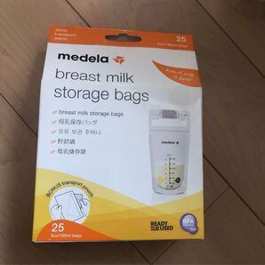 Medela メデラ 母乳保存バッグ フリーザーパック 新品未使用180ml 25