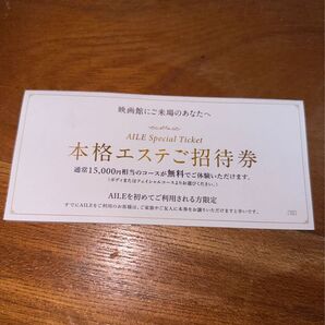 AILE 本格エステご招待券