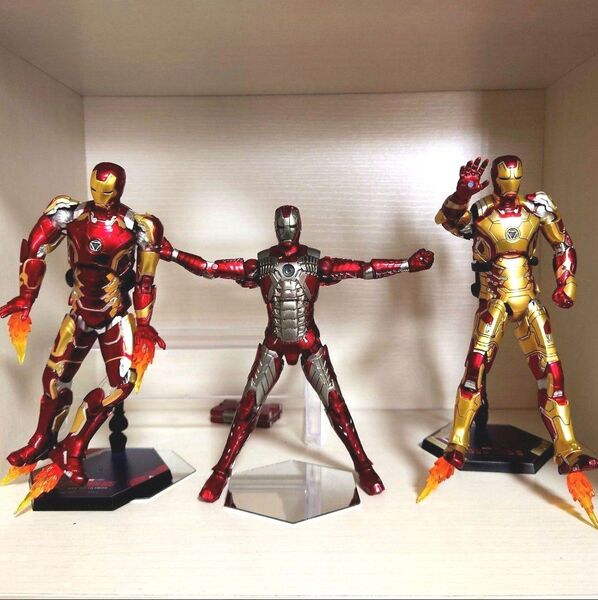 中動玩具 ZHONGDONG ZD TOYS 1/10 アイアンマン 3体セット フィギュア
