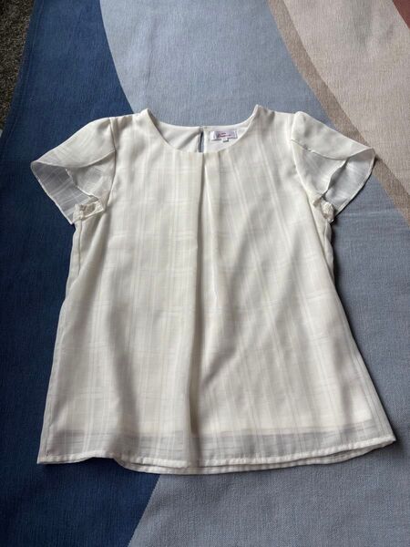 洋服の青山preciousトップスブラウスカットソー11号事務服リクルートビジネスデスクワーク