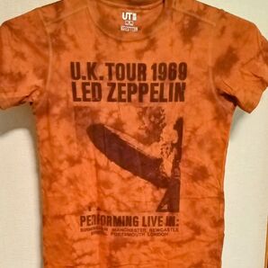 ユニクロ LED ZEPPELIN / Tシャツ / ブラウン系 M