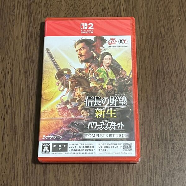 Switch2 未開封品 信長の野望・新生 with パワーアップキット Complete Edition