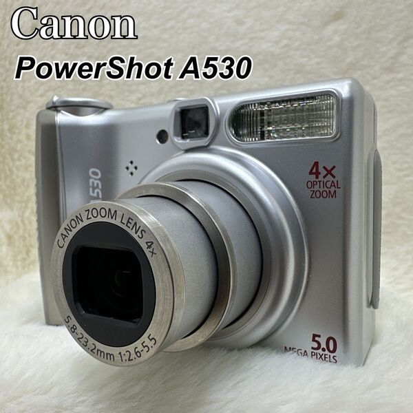 【極美品】Canon PowerShot A530 キャノン パワーショット デジタルカメラ コンデジ 箱付き 付属品多数